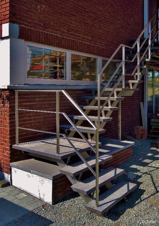 Staircase Industrial Look - Exterior Staircase